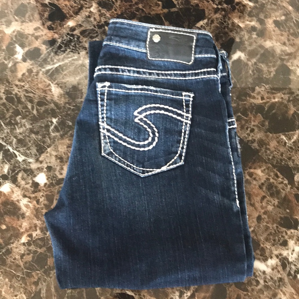 Silver Suki Jeans